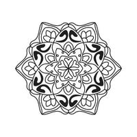 mandala bundle background black and white design concept vector