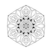 mandala bundle background black and white design concept vector