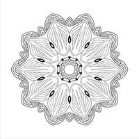 Vector indian mandala design background