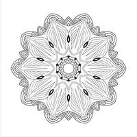 Vector indian mandala design background