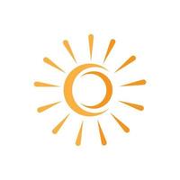 sun ilustration design vector