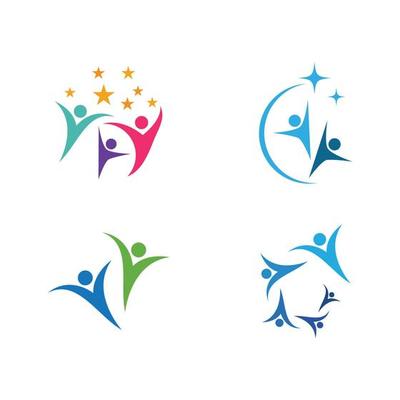 Community, network and social logo design