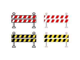 barrier board graphic design suitable for complementary design needs vector