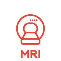 MRI scanner icon isolated on white vector