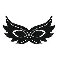 Show mask icon, simple style vector