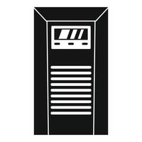 Electrical tool box icon, simple style vector