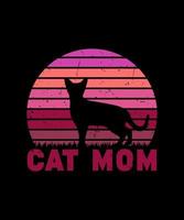 CAT LOVER DESIGN FOR T SHIRT DESIGN vector