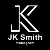 letra k jk monograma símbolo elegante lujo estilo negocio marca identidad logotipo diseño vector