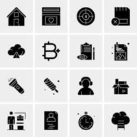 16 Universal Business Icons Vector Creative Icon Illustration to use in web and Mobile Related project