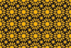 Sun seamless pattern. Repeating abstract pattern with sun symbol. Template for your design projects. vector