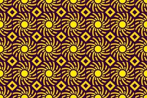 Sun seamless pattern. Repeating abstract pattern with sun symbol. Template for your design projects. vector