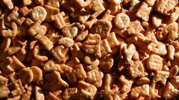Pattern of many cracker letters photo