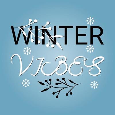 Winter Vibes Vector Art, Icons, and Graphics for Free Download