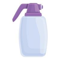 Germ spray icon, cartoon style vector