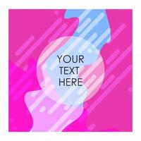 Colorful background with typography design vector