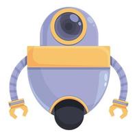 Robot element icon cartoon vector. Cute toy vector