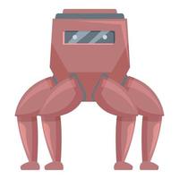 Space robot icon cartoon vector. Cute toy vector