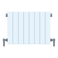 Heater convector icon cartoon vector. Electric room vector