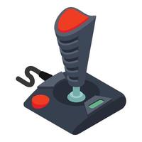 icono de joypad del juego, estilo isométrico vector