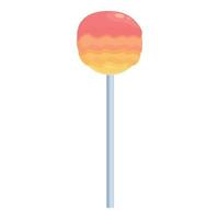 Summer cake pop icon cartoon vector. Love chocolate vector