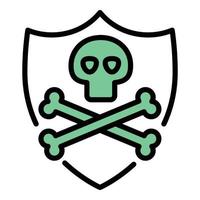 Online crime icon outline vector. Web cyber vector