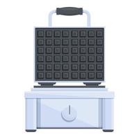 Cook waffle maker icon cartoon vector. Iron cooker vector