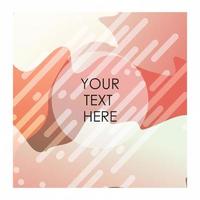 Colorful background with typography vector