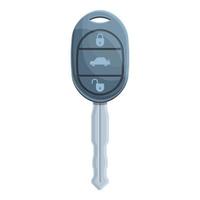 Lock car alarm key icon cartoon vector. Remote system vector