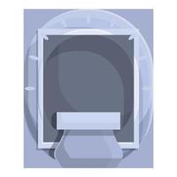 Mri scanner icon cartoon vector. Scan machine vector