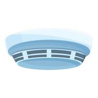 Fire smoke detector icon cartoon vector. Alarm sensor vector