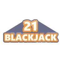 Blackjack king icon cartoon vector. Casino jack vector