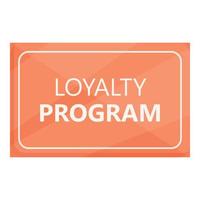 Loyalty program card icon cartoon vector. Gift client vector