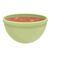 vector de dibujos animados de icono de sopa de ramen. comida japonesa