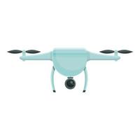 Drone technology remote icon, cartoon style vector