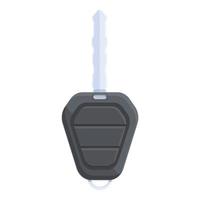 vector de dibujos animados de icono de llave de alarma de coche de mano. sistema remoto