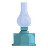 Kerosene lantern icon, cartoon and flat style vector