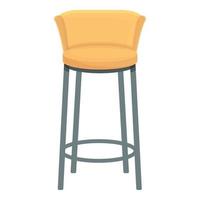 Party chair icon cartoon vector. Bar stool vector