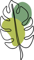 Einfachheit florale Freihandzeichnung flaches Design. png