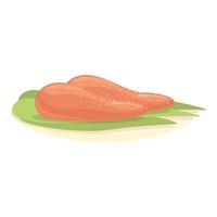 vector de dibujos animados de icono japonés de carne roja. comida japonesa