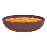 Restaurant soup icon cartoon vector. Food cuisine vector