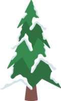 Snow Pine Tree Watercolor png