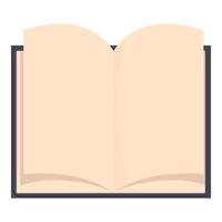 Digital open book icon cartoon vector. Online read vector