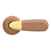 Access door handle icon, cartoon style vector