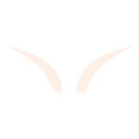 Light eyebrows icon, cartoon style vector