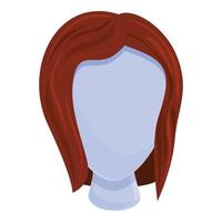 Women hairstyle. Blonde Hair on the head. Sketch color cartoon  illustration. Mask for app. Trendy modern haircuts girl - bob cut 11961534  Vector Art at Vecteezy