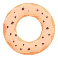 Donut icon cartoon vector. Sweet dessert vector