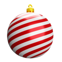 palla di Natale rossa png