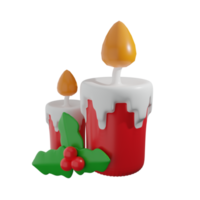 christmas candles and decorations png