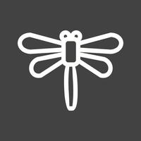 Firefly Line Inverted Icon vector