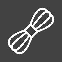 Yarn Line Inverted Icon vector